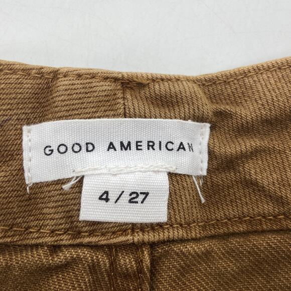 Good American 90s Duster Straight Leg Jeans In Bronze 4/ 27 - Picture 8 of 15